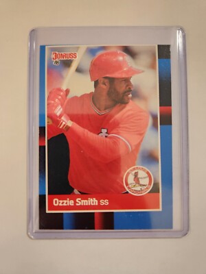 ERROR BASEBALL CARD Ozzie Smith 1988 Donruss #263 St Louis