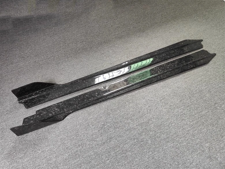 Falda lateral de fibra de carbono forjada modificada 14+ para Lamborghini Hurricane LP610 580 Foto 4 de 4