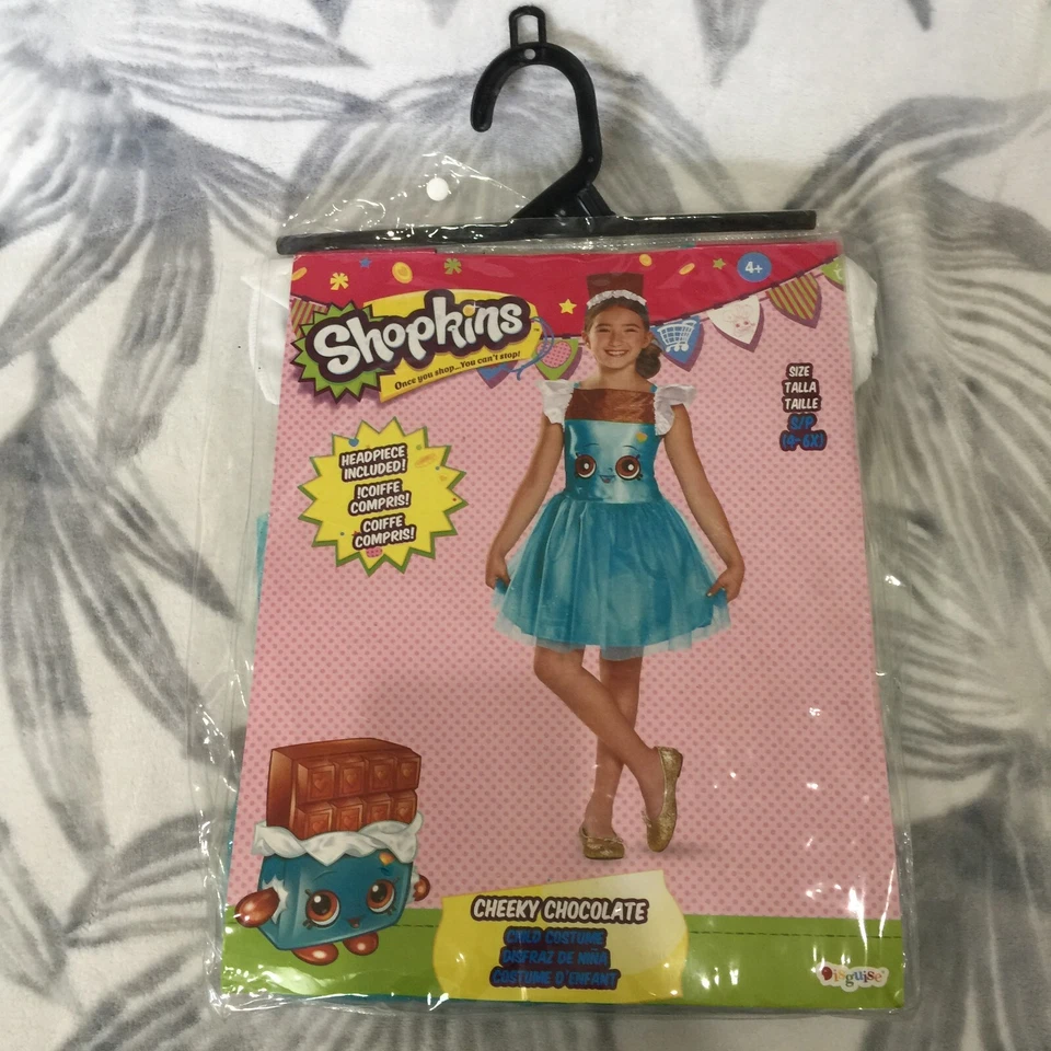 Niñas Shopkins Clásico Descarado Chocolate Disfraz Halloween Vestir Pequeño Nuevo Foto 2 de 4