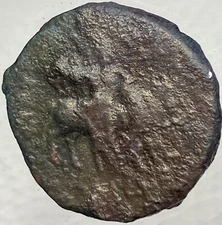 Ancient Kushan Empire Coin Indo-Greek 113-127AD King Kadphises Tetradrachm Shiva
