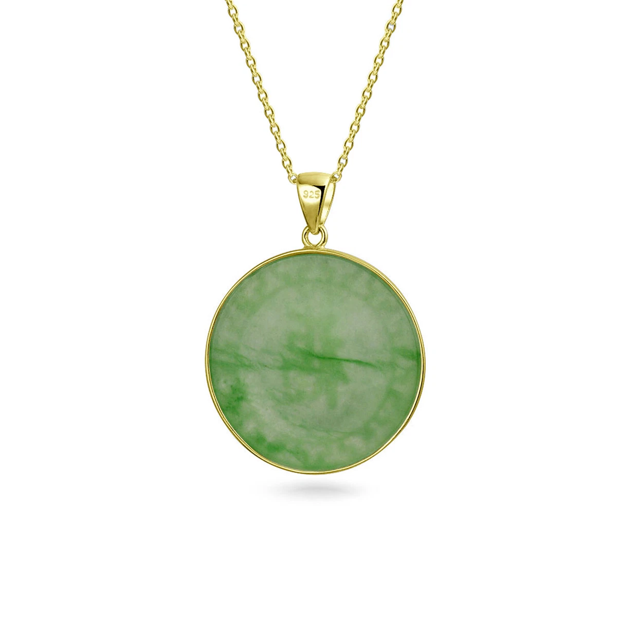 14k gold 2024 jade necklace