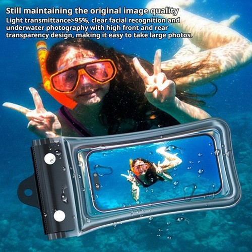 Waterproof Phone Pouch Underwater Case Cover Universal Bag Dive N8F9 Dry U4 O9R1 - Picture 11 of 23