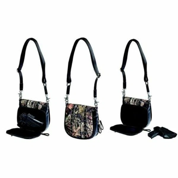 Mossy Oak Camouflage Handbag & Wallet Combo Fleur De Lis OBS/BK - Camo  Western