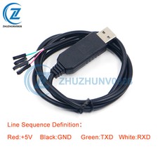 CH340G Genuine USB To TTL RS232 Serial Cable with WIN10 for Arduino AVR MCU