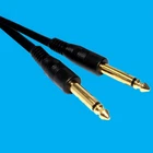 2M 6.35mm to 6.35mm 1/4" Mono Plug Audio Jack AUX Cable Lead Amp HIFI Guitar