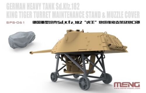 MNGSPS-061 - Meng Model 1:35 - Sd.Kfz.182 King Tiger Stand & Cover - 第 1/1 張圖片