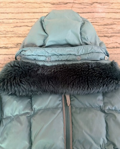 Hanna Andersson Girls Blue Hooded Puffer Jacket Size 120 US 6 - Picture 11 of 12