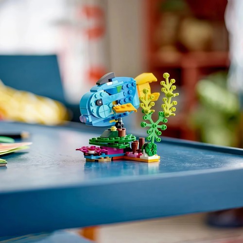Unique Creator 3 in 1 Exotic Parrot Building Toy Set, Transforms to 3 Animal - Picture 4 of 7