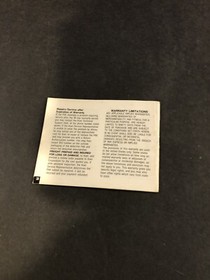 romance of the three kingdoms nes Manual Only Missing Cover