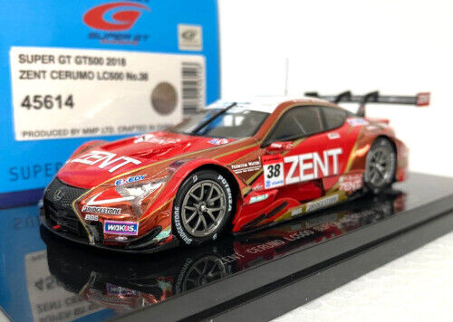 Ebbro Zent Cerumo LC500 No.38 2017 2018 Super GT Model Car Ebbro Zent Cerumo LC500 No.38 2017 2018 Super GT Model Car