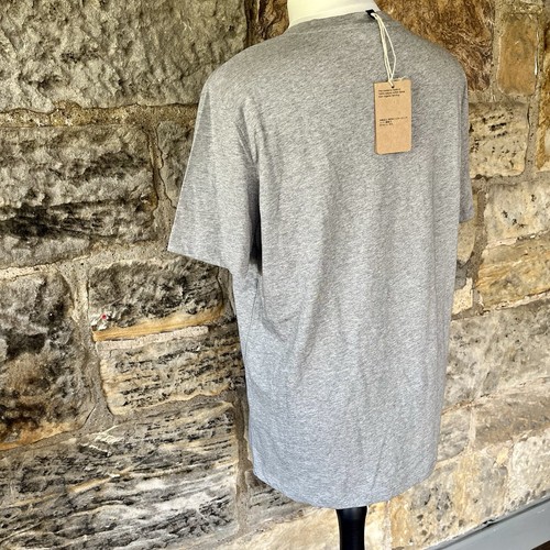 APC Item F T-Shirt S New Logo Print Short Sleeve Cotton Grey Unisex Current £100 - Picture 10 of 15