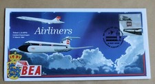 CONCORDE AIRLINERS TRIDENT 2002 COVER HEATHROW HS SIGNED CAPTAIN GEOFFREY ROY