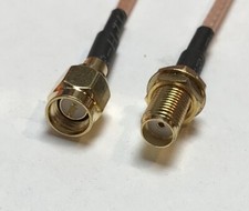 36" SMA Male plug to SMA Female Jack Extender Jumper Cable RG316; USA Fast Ship