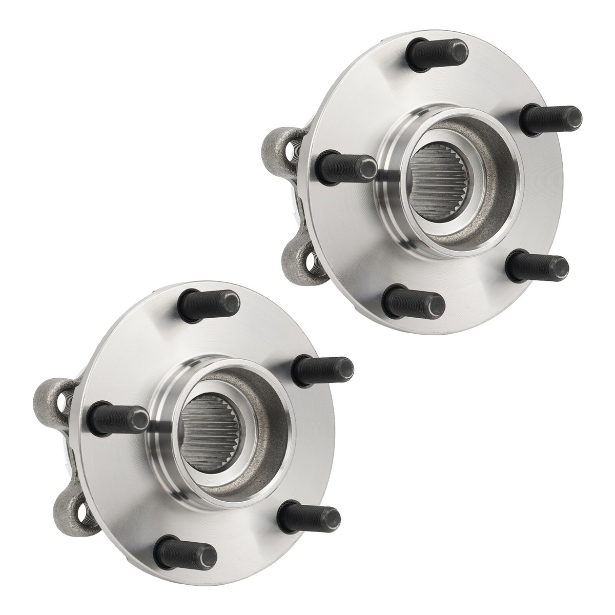バーター Pair Front Wheel Hub Bearings for NISSAN PATHFINDER 2013-2018 2019
