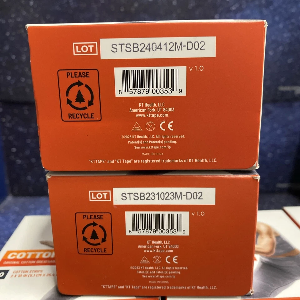 5X Cinta KT Cinta Elástica Deportiva, 20 Tiras Precortadas - 2"x10" Beige Foto 4 de 4