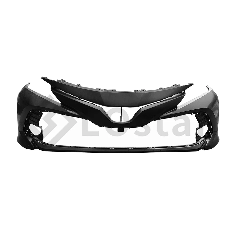 Fits 2018-2020 Toyota Camry LE XLE New Front Bumper W/ Upper & Lower Grille - Image 3 of 4