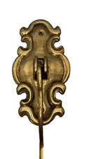VINTAGE SOLID BRASS DOOR KNOCKER 1900’S ART DECO STYLE