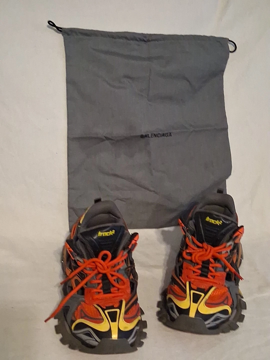 Balenciaga — Size 46 (13 US) - Balenciaga Track 2 Trainer  Orange Yellow Black/Grey *VGUC*