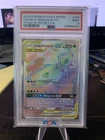 2019 POKEMON SUN & MOON TEAM UP #159 FULL ART/CELEBI & VENUSAUR GX PSA 9