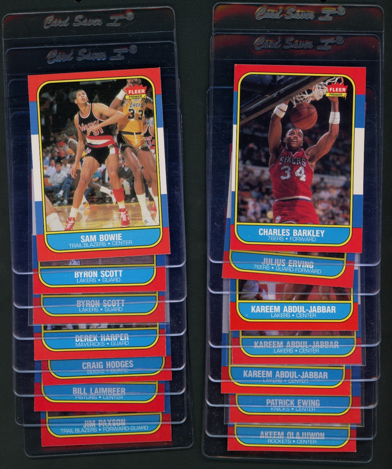 LOT of (96) 1986-87 Fleer Basketball Cards w/ Barkley HOF RC & (8) StickersPROBSTEIN is actively accepting consignments !!
