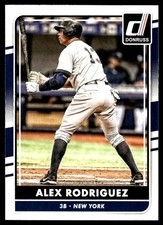 Alex Rodriguez 2016 Donruss #136 Yankees MLB READ FREE SHIPPING AutographDen