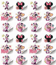 Minnie Mouse Party Temporary Tattoos Assorted Designs 24 Pcs