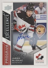 2020 Team Canada Juniors Program of Excellence Autos Jared McIsaac #104 Auto 1u6