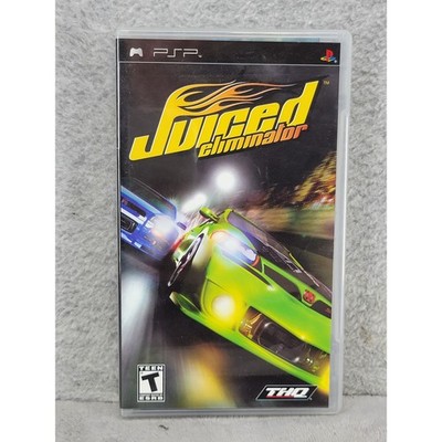Juiced Eliminator Sony PSP 2006 Racing Game THQ ULUS-10090 CIB Complete Manual