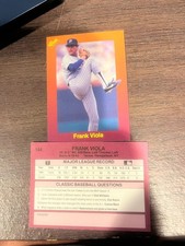 Frank Viola 1989 Classic Travel Orange Update #144 Minnesota Twins