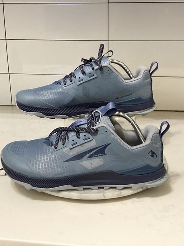 Altra Womens Lone Peak 8 AL0A85ND419 Blue Trail Running Size 11 Worn Once