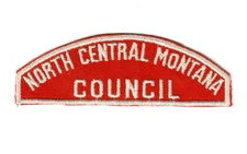 Boy Scout North Central Montana Council RWS Red and White Strip