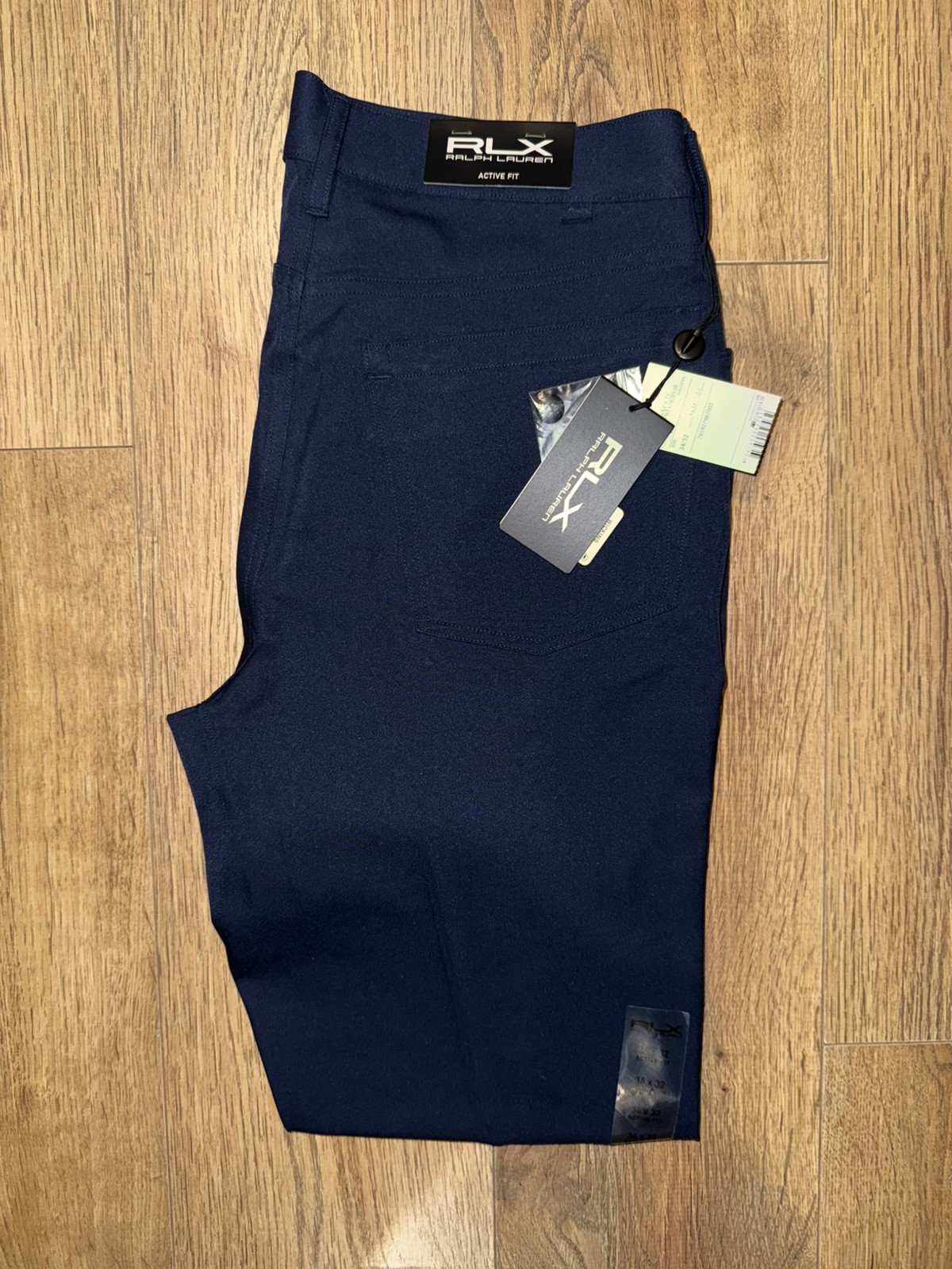 Polo Golf Ralph Lauren Mens RLX Active Fit Navy Blue Pants W34 L32 BNWT RRP £145