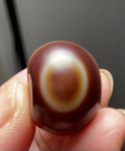TIBETAN NATURAL AGATE DZIBEAD FOR WISDOM CLEAR VIEW N GOOD LUCK+++
