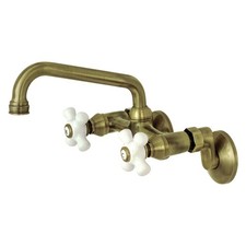 Kingston Brass KS613 Kingston 1.8 GPM Widespread Bridge Kitchen - Brass