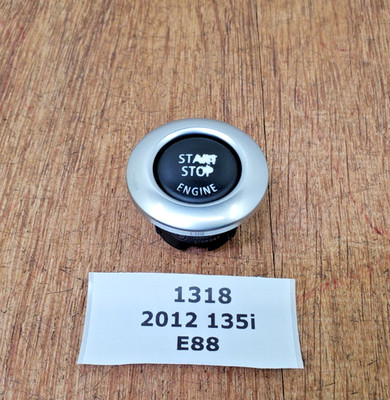   08-13 Genuine OEM BMW E82 E88 128i 135i Engine Start Stop Button Switch Black*