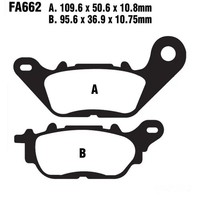 Bremsbelag Hinten EBC FA662HH Sinter FüR Yamaha MT-03 320 A MTN320-A ABS 2016-20