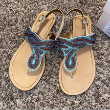 Beaded sandals