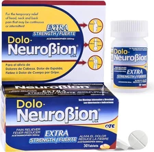 Dolo Neurobion 30 or 60 Tablets – Pain Reliever, Fever Reducer, Extra Strength