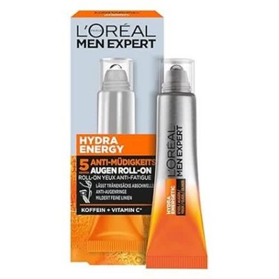 L'Oréal Men Expert Hydra Energy Augen Roll-On   Anti-Müdigkeit, Vitamin C, 10ml