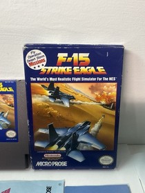 F-15 Strike Eagle CIB Nintendo NES Complete Box Manual