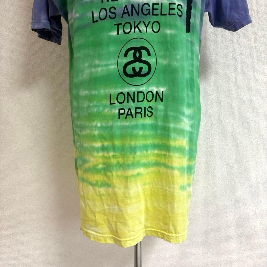 Stussy Tie Dye T-shirt L Long Length World Tour thumbnail 8