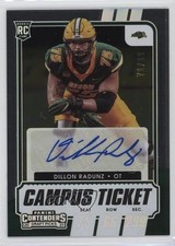 2021 Contenders Draft Picks College Campus Ticket 71/99 Dillon Radunz Auto 0sm9