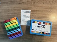 Blocker Pins - Kammnadeln 20 in Regenbogenfarben Stricken Spannen Häkeln