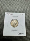 1945-S Mercury Dime Toner Very Fine Semi-Key Final-Year Date Free Shipping