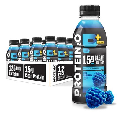 Protein2o 15g Whey Protein Isolate Hydration Drink 16.9 Fl Oz (Pack of 12) 
