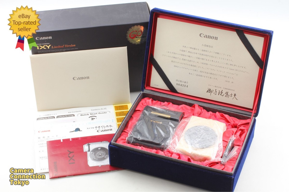 Rare [Unused in Box] Canon IXY 240 Limited Edithion 60th