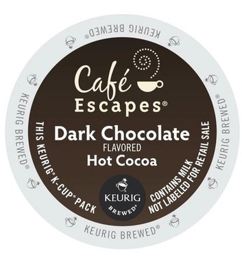 Cafe Escapes Dark Chocolate Hot Cocoa, 96 K-Cups  - BEST July 2026 Free ship