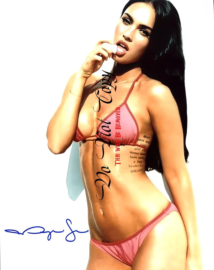 Megan Fox Framed Photo Collection REPRINTS 12"x15" #007