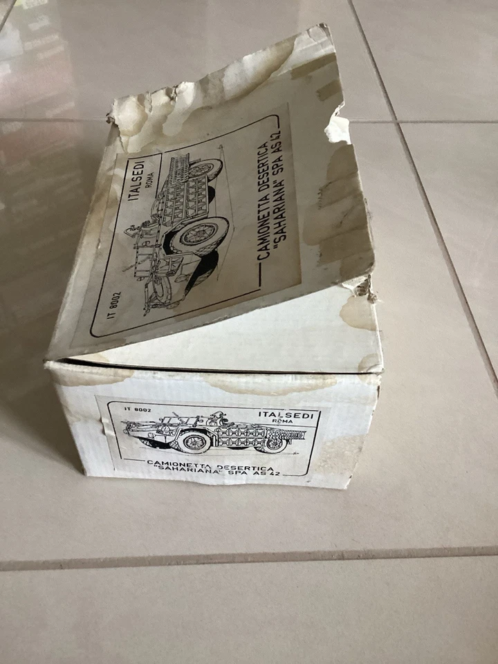 ITALSEDI ROMA-Camionetta Desertica “Sahariana” SPA AS 42 -1:35 -IT 8002 Resina - Immagine 2 di 4