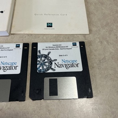 Vintage Netscape Navigator For Windows NT/Windows 95 | eBay